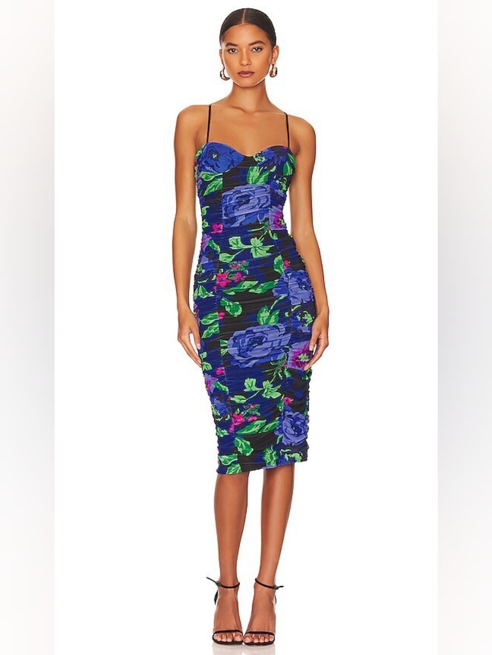 AFRM Shereen Dress in Midnight Bouquet